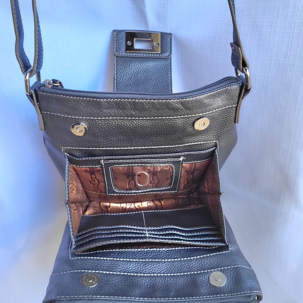 SOLD Tignanello GRAY Crossbody Bag Now $18!